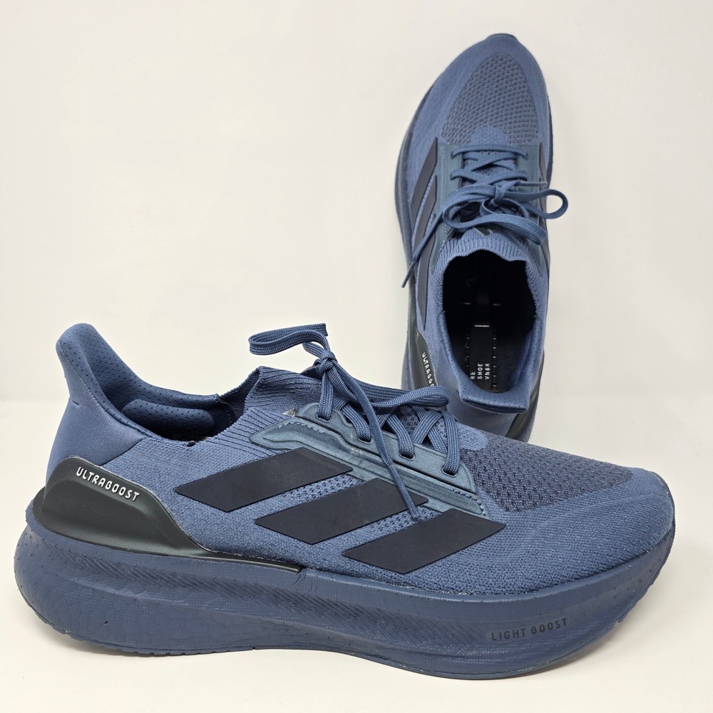 Adidas Ultraboost Light Mens 12 Navy Blue Running Shoes JI3022 Low Top Sneakers